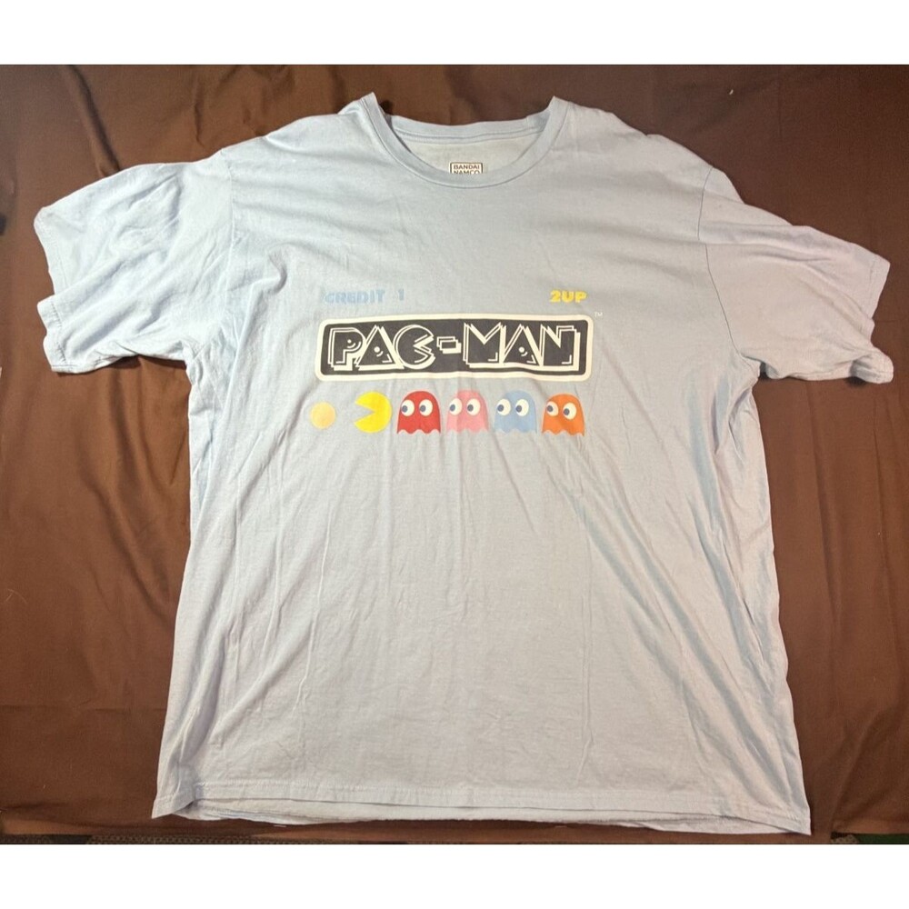 Pac-Man Bandai Namco Men's T-Shirt Size XL Gray